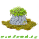¡Plantador de roca para hámsterscaping para roedores y conejos!