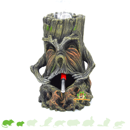 Uchwyt na butelkę do picia z pnia drzewa Hamsterscaping 19 cm