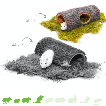 Brown Tree Trunk for Rodents!