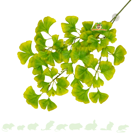 Hanging Artificial Plant Ginkgo Green 63 cm