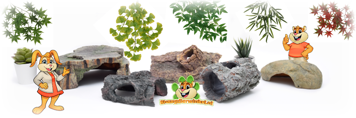 Artificial plants hamster scaping