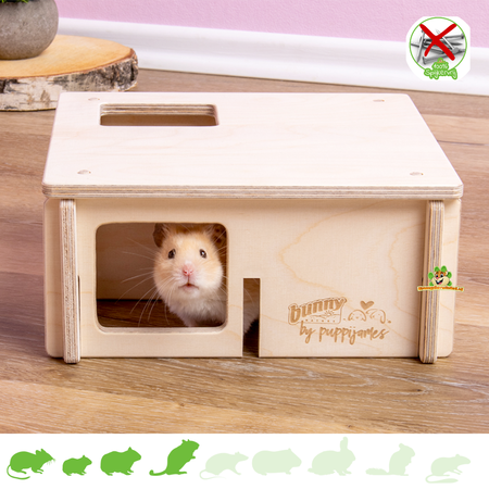 Bunny Nature Nail-free Multi-room House 24 cm for Rodents!