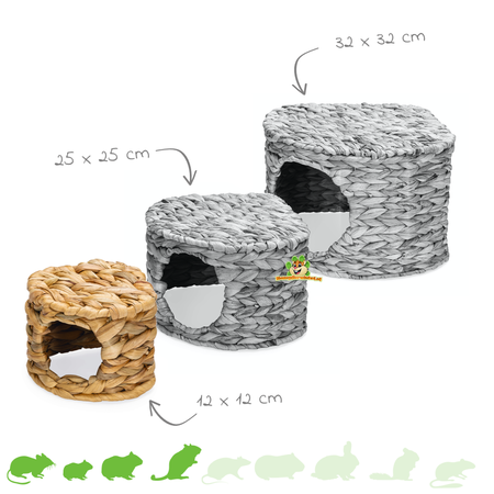 Grass House Rabbit House Water Hyacinth for Rodents!