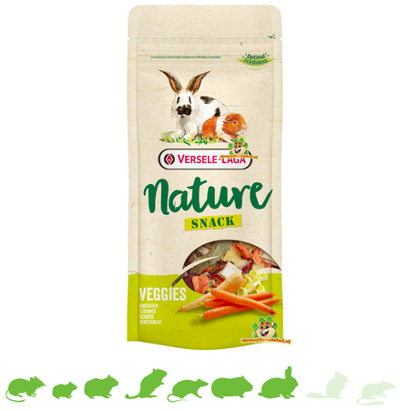 Versele-Laga Nature Snack Veggies 85 Gramm für Nagetiere und Kaninchen!