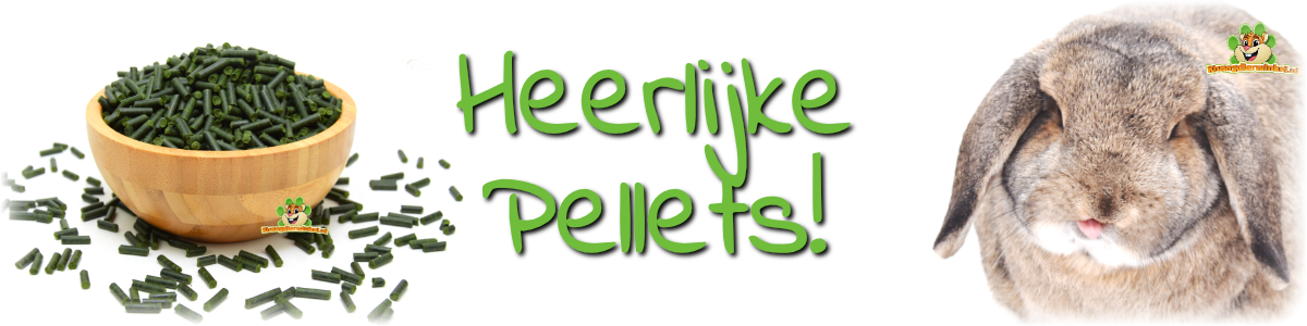 Herbal pellets for rodents and rabbits
