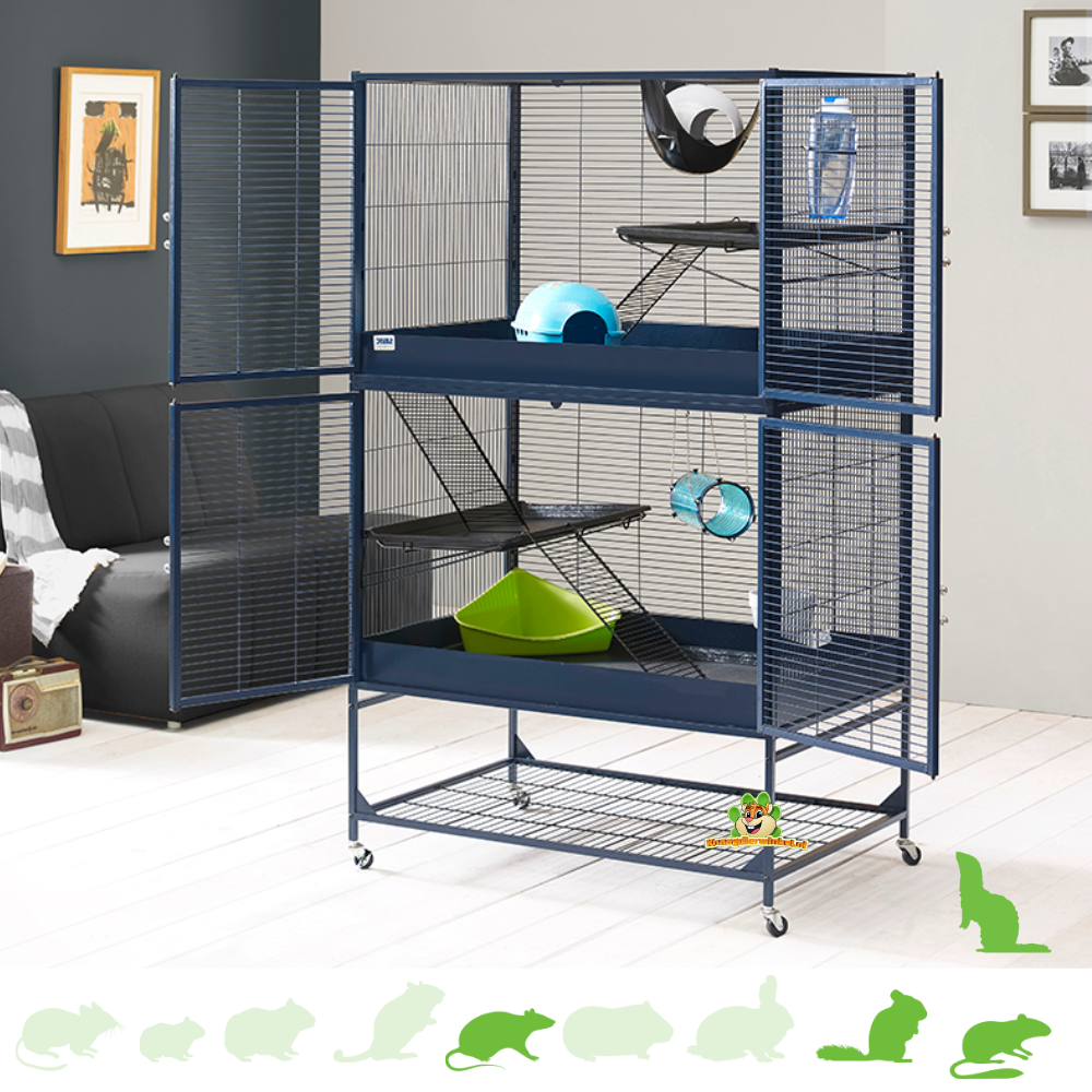 Savic Rodent Cage Suite Royale Blue