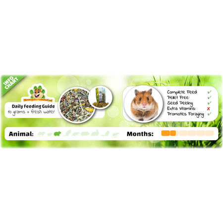 Getzoo Aliment de base pour hamster, 500 grammes