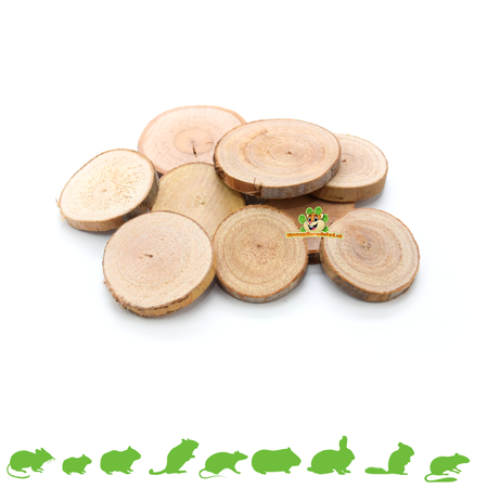 Knaagdierwinkel® Birch slices for DIY