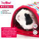 HayPigs Túnel HayPigs Harlequin de 24 cm para cobayas, ratas y roedores.