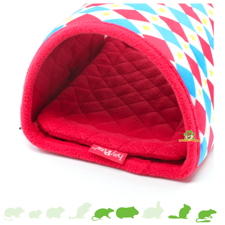 HayPigs Harlekin-Tunnel 24 cm für Nagetiere!