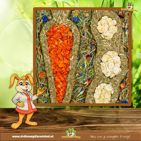 JR Farm ¡Caja de verduras para roedores y conejos!