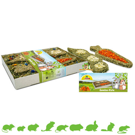 JR Farm ¡Caja de verduras para roedores y conejos!