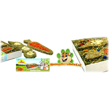 JR Farm ¡Caja de verduras para roedores y conejos!