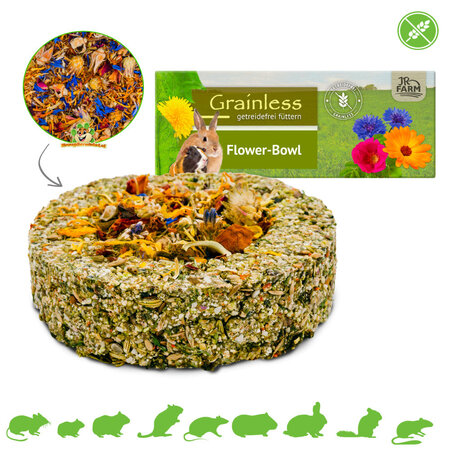 JR Farm Miska Kwiatowa 10 cm Bez Zbóż