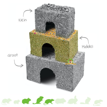 JR Farm Dom z sianem i dachem z kwiatami