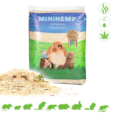 Hempflax Mini Chanvre Couvre-sol Chanvre 3 kg