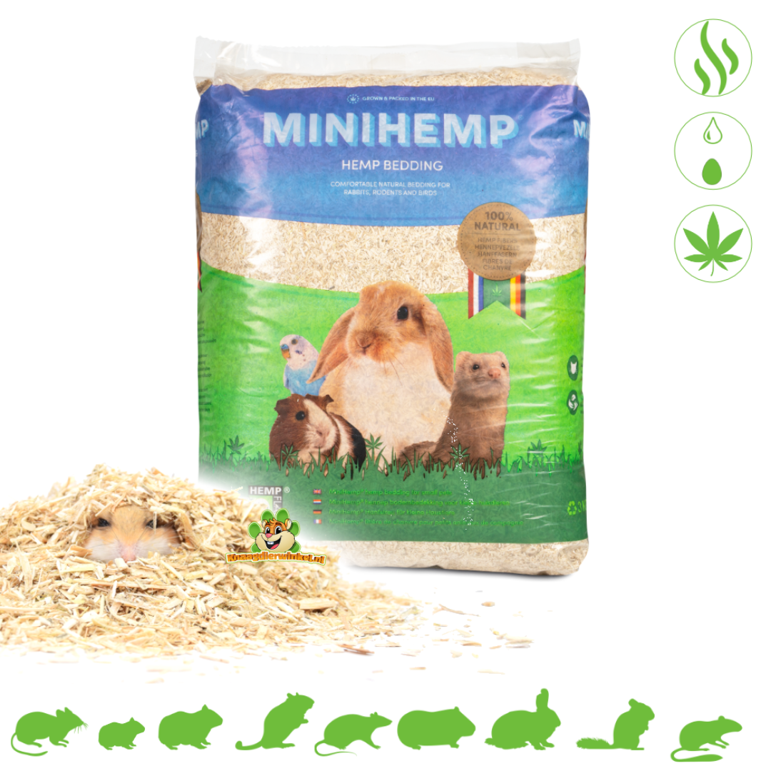 Mini Hemp Hennep voor Knaagdieren | Knaagdierwinkel®