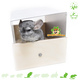 Knaagdierwinkel® Chinchilla Sandpit Bathhouse Aluminium & Wood 36 cm