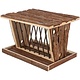 Trixie Wooden hay rack with snack compartment and bottom 40 cm