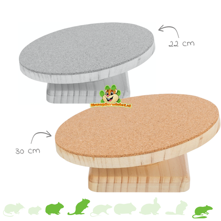 Trixie Wooden Running Disc with cork