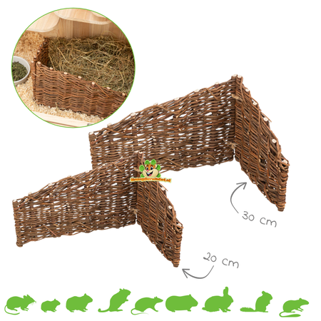 Trixie Corner Wall Willow for Hamsterscaping