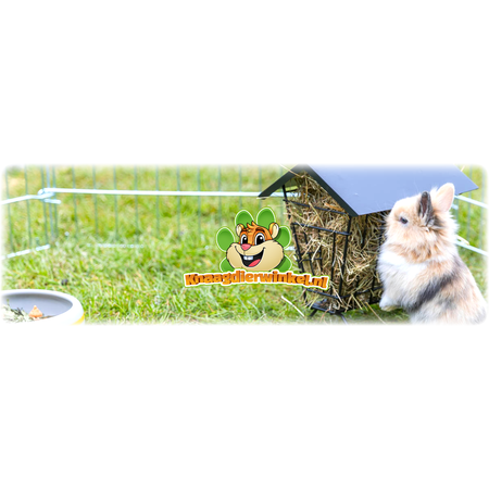 Trixie Metal Hay Rack Standing with Roof 20 cm