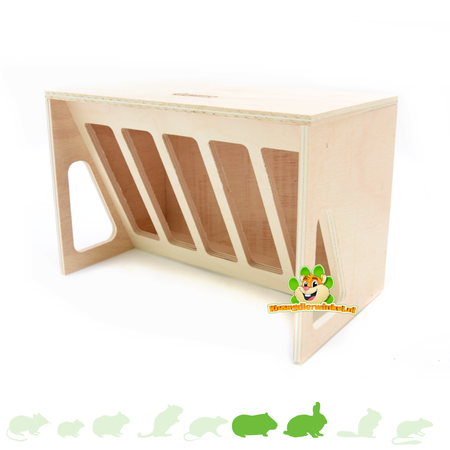 Elmato Alpe Wooden Hay Rack for Guinea Pigs & Rabbits