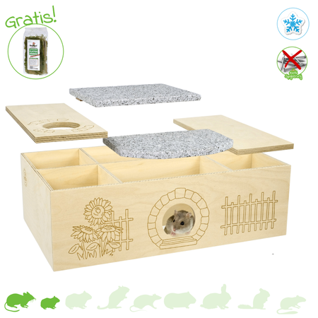 Rodipet ʄʋʀɬɨɴɡ Maison multi-pièces en granit nain GRANDE