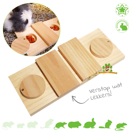 Wooden Foraging Thinking Game Flip Flap 28 cm