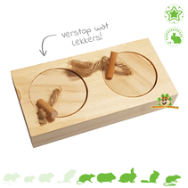 Wooden Foraging Thinking Game Rotate 12 cm