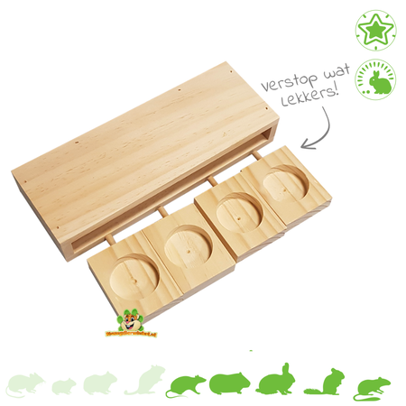 Wooden Foraging Puzzle Game Sliders 22 cm