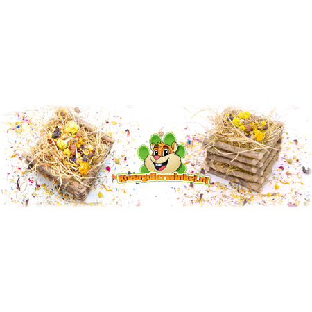 Trixie Hooiruif Hout Vierkant 15 cm