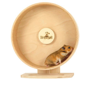 Exercise wheels and running wheels for rodents such as mice, dwarf hamsters, hamsters, gerbils, chinchillas and degus