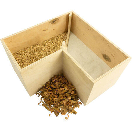 Getzoo Baño de arena Marley de 25 cm para hámsteres, jerbos y ratas.