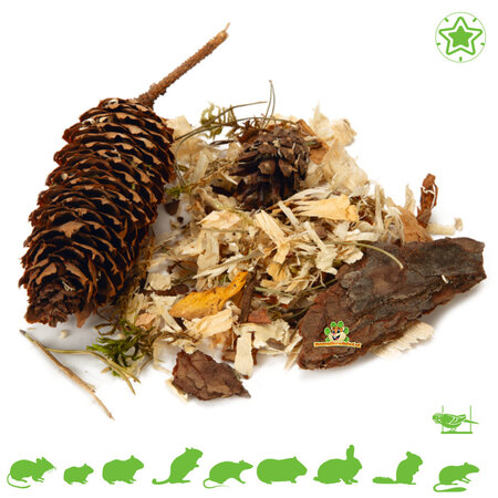 Beeztees Waldstreu 800 Gramm Hamsterscaping-Einstreu