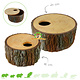 Hamsterscaping Tree Trunk Detachable Roof