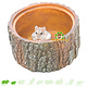 Hamsterscaping Baumstamm Abnehmbares Dach