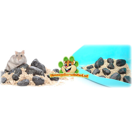 Knaagdierwinkel® Black Pebbles Set