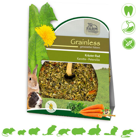 JR Farm Rueda De Hierbas Sin Grano Zanahoria Y Perejil