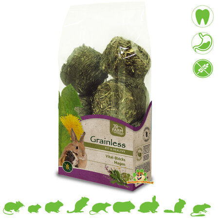 JR Farm Getreidelose HEALTH Vital HayChunks Stomach