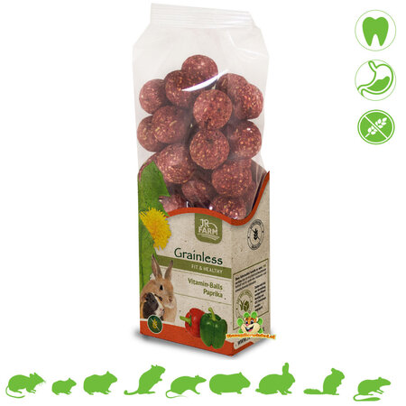 JR Farm Grainless Health Vitamine Ballen Paprika 150 g