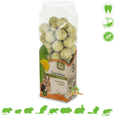 JR Farm Boules de vitamines sans grains HEALTH à l'argousier