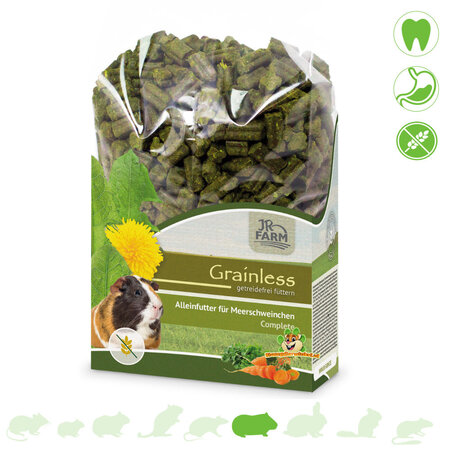 JR Farm Aliment complet naturel sans céréales pour cobayes 1,35 kg