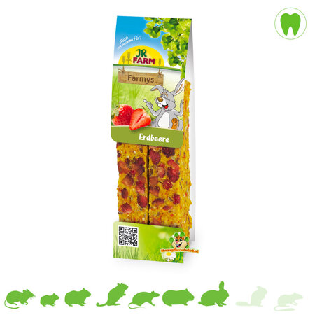 JR Farm Farmys Aardbei Sticks 160 gram