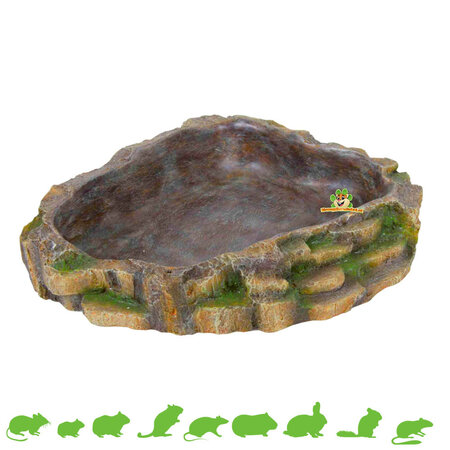 Trixie Bassin en pierre de 24 cm pour rongeurs et lapins
