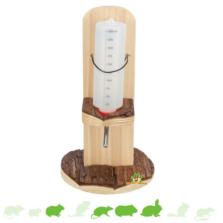 Trixie Drewniany uchwyt na butelkę z napojem Natural Living 30 cm