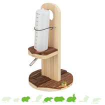 Natural Living Wooden Drinking Bottle Holder 30 cm