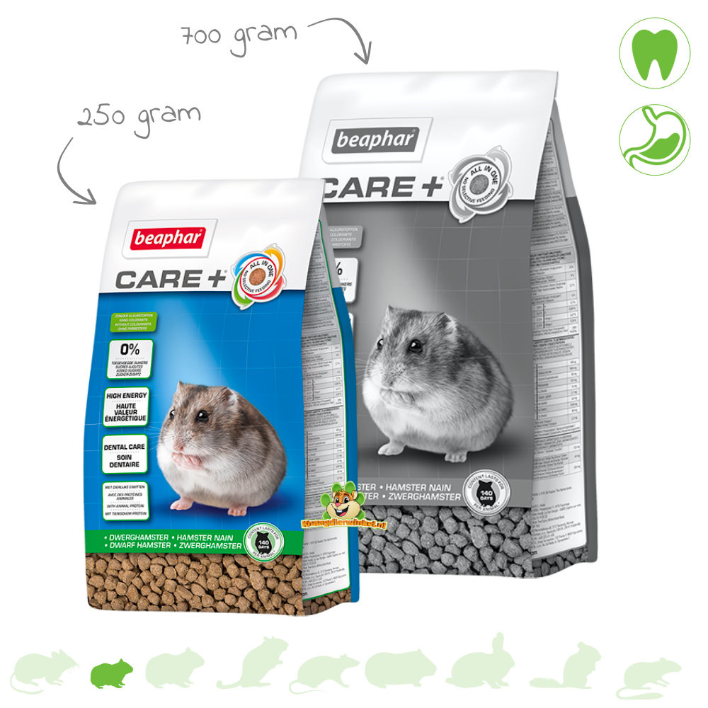 Beaphar Care + Hamster - 2 pcs à 700 gr - Nourriture pour hamster