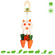Jouet d'Halloween Ikor 20 cm pour rongeurs et lapins