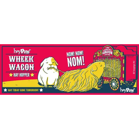 HayPigs Chariot à foin HayPigs Circus de 23 cm pour cochons d'Inde et lapins